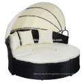 Luxo 5pcs Rattan New Style Rodada Sun Outdoor Bed